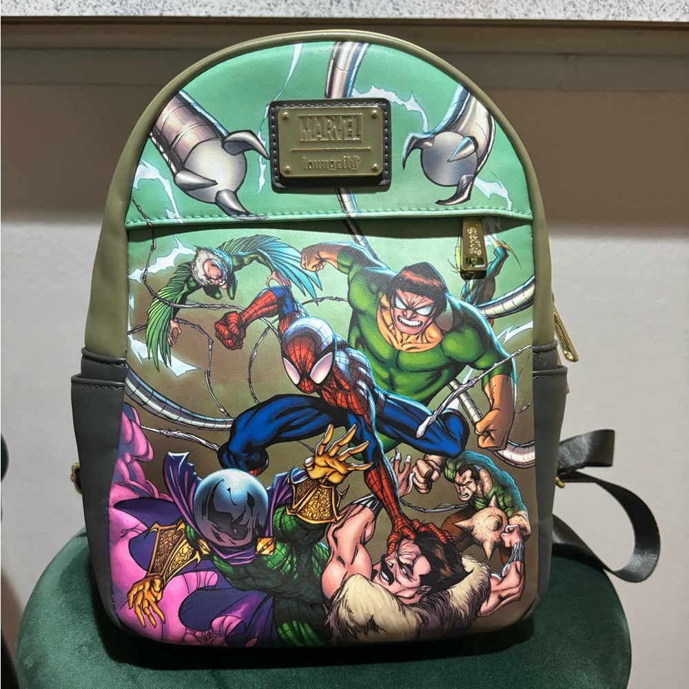 Spider-Man Sinister Six Loungefly Mini Backpack